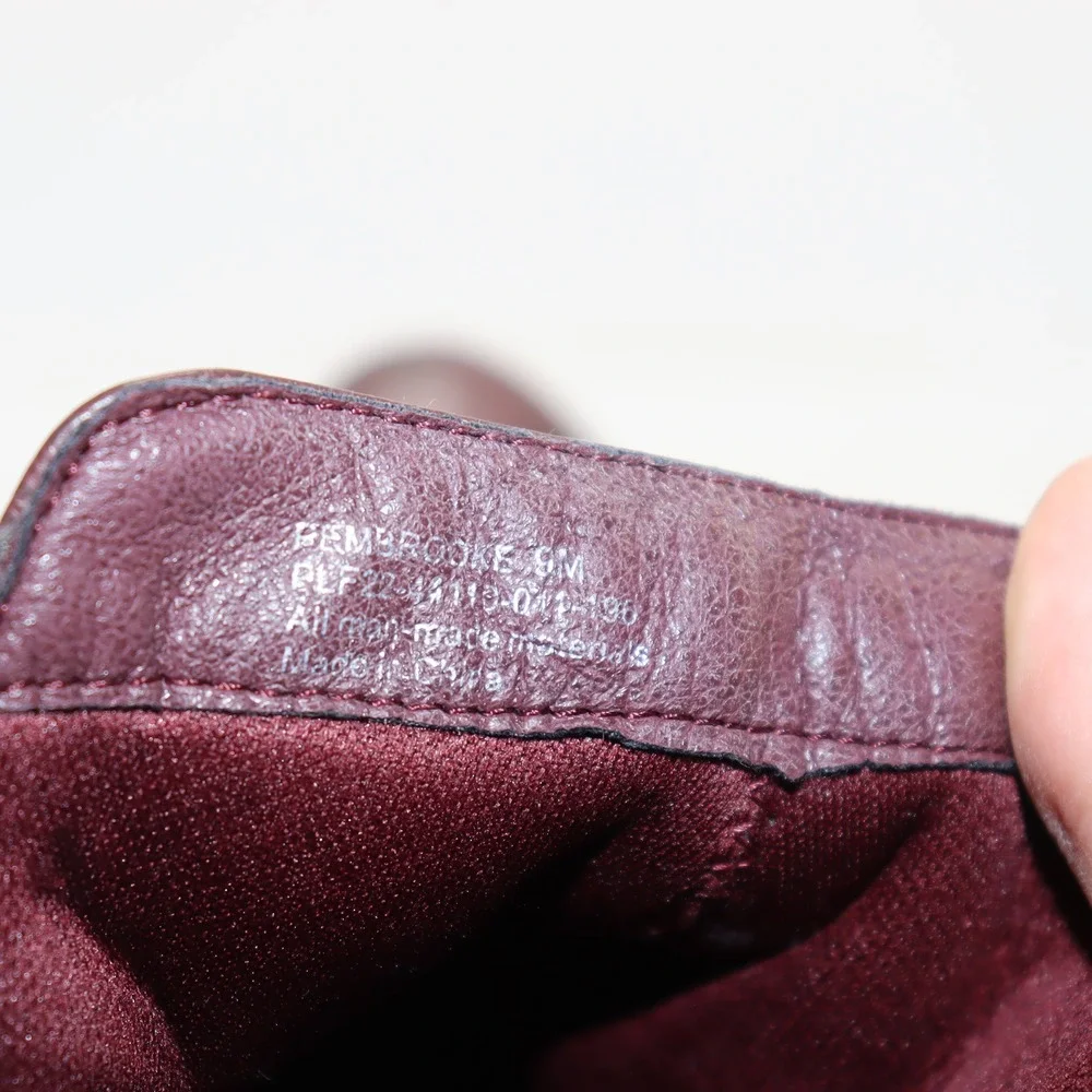 Frye and Co Pembrooke Ankle Boots 9M Burgundy Womens Dark Academia Booties